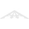 Ekena Millwork Pitch Riley Architectural Grade PVC Gable Pediment, 48"W x 14"H x 1"P (7/12) GPP048X014X100RIL - alternate 3